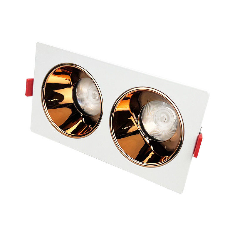 Instalaciones de iluminación de bombillas de aleación de aluminio Accesorios de lámparas encasilladas para focos LED GU10 MR16