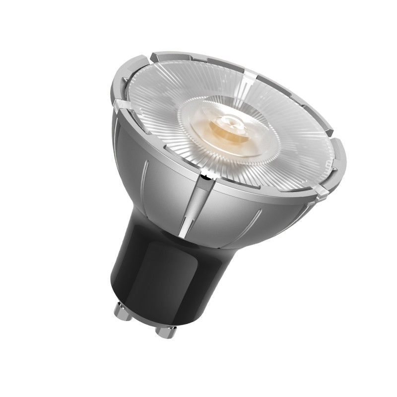 Teco Premium GU10 Pro Disminuible LED Spotlight 7.5W 3000K Caliente Blanco Ángulo de haz estrecho de 10 grados