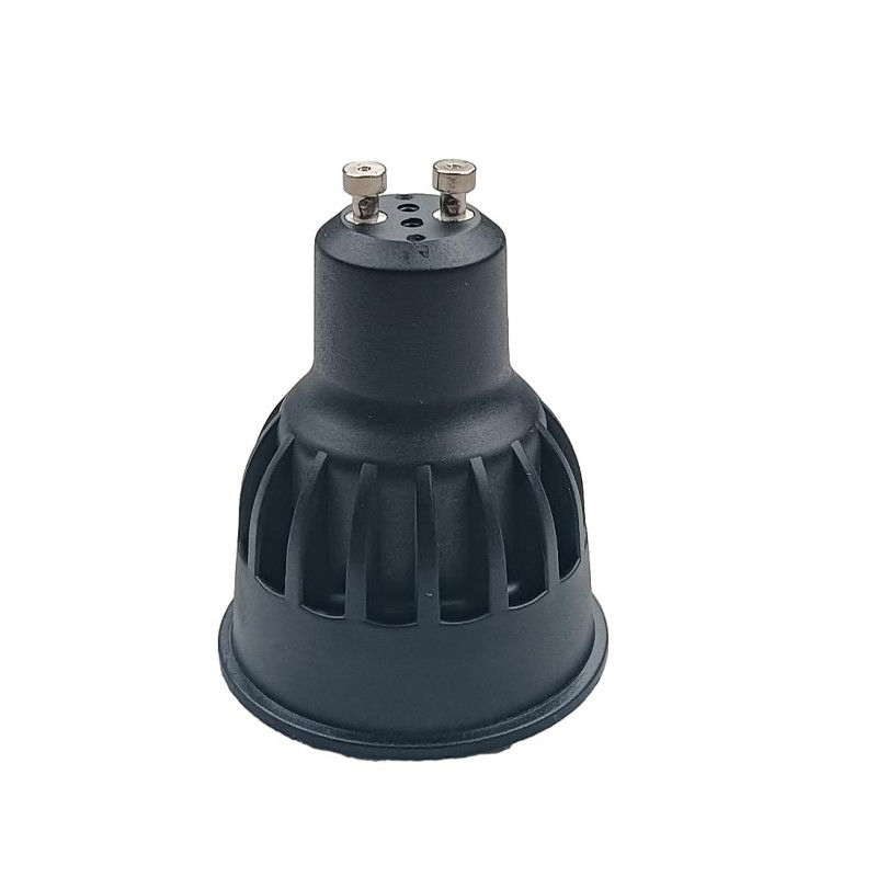 Luz no atenuable 8w GU10 bombillas LED interior negro GU10 foco de luz 24D ángulo de haz 630 Lm
