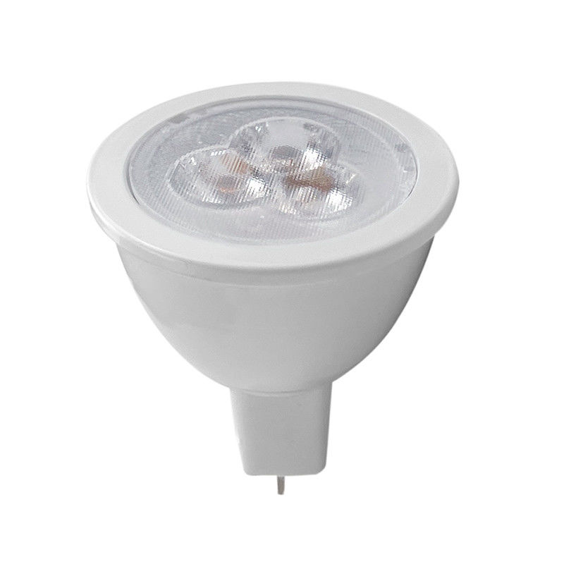 3W MR11 bombillas LED 4000K 12V Ra90 GU4 LED Disminuible Proyector de 24 grados Ángulo del haz