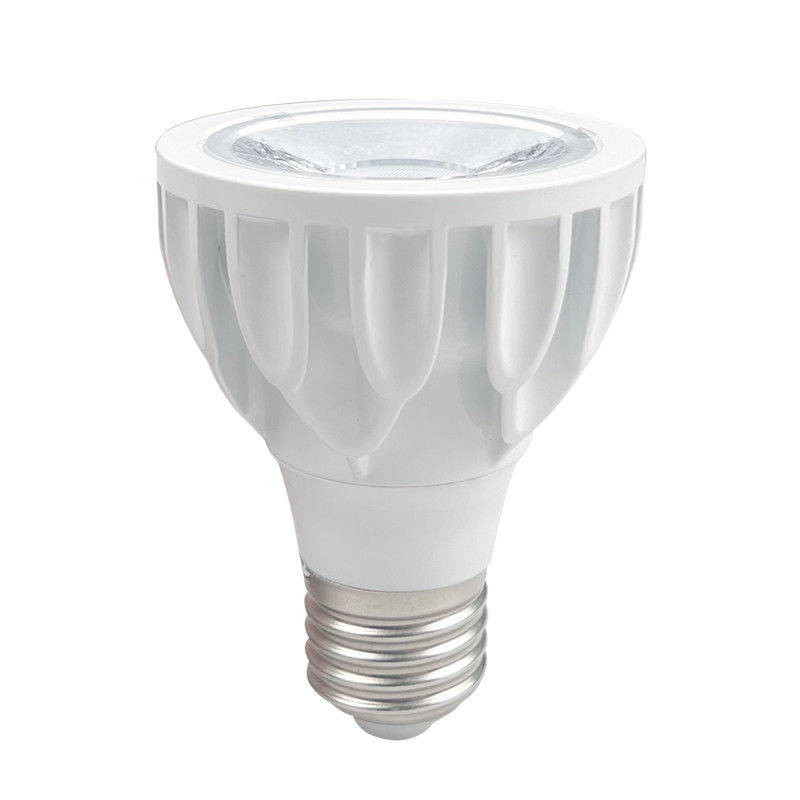 8w PAR20 bombillas LED de 15 grados 3000k Blanco caliente E27 Base de fundición de aluminio Triac oscurecimiento
