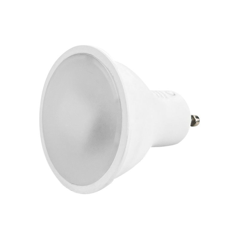 7W 3000k 100-240V LED Radar de inducción de microondas, pasillo y escalera de aluminio recubierto de plástico, de alto voltaje de corriente constante, de inducción inteligente de radar GU10 Bulb