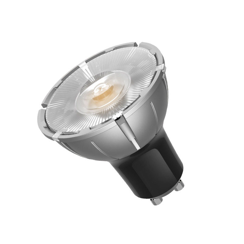 Teco Premium GU10 Pro Disminuible LED Spotlight 7.5W 3000K Caliente Blanco Ángulo de haz estrecho de 10 grados