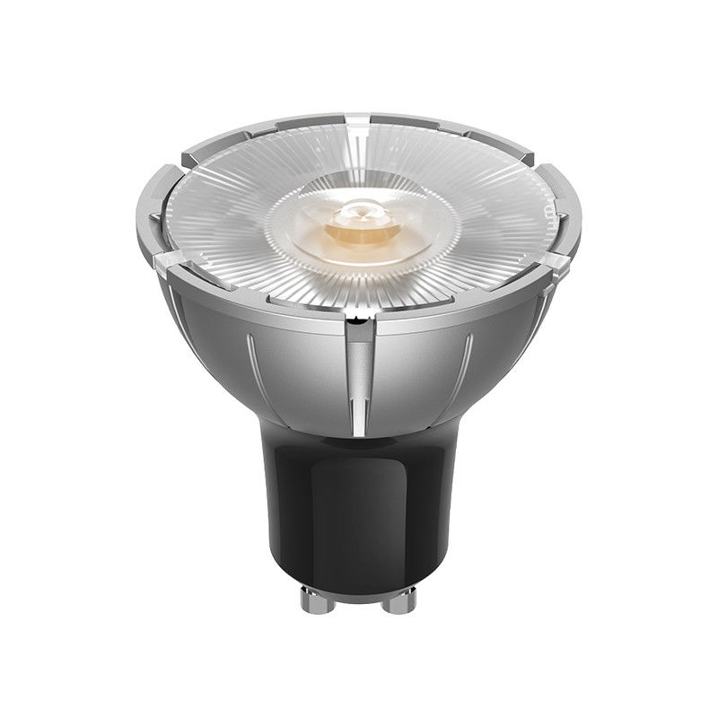 Teco Premium GU10 Pro Disminuible LED Spotlight 7.5W 3000K Caliente Blanco Ángulo de haz estrecho de 10 grados