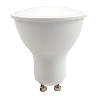 Material de plástico y aluminio GU10 bombilla LED con alta CRI 98 apagable