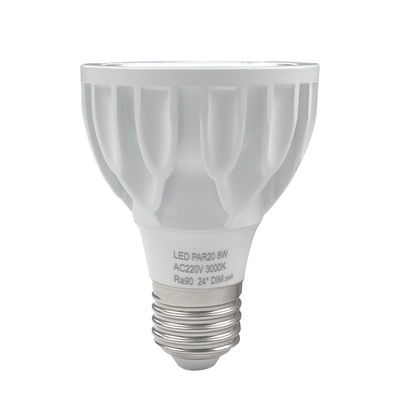 Par20 bombilla de luz de punto 8w 36 grados 3000k E27 Triac oscurecimiento PAR 20 bombillas LED