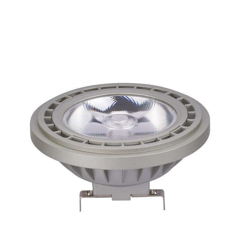 Teco 12W AR111 Proyector LED G53 Base 3000K Blanco Caliente 12° Rayo Dimmable, CRI90 CE Certificado RoHS