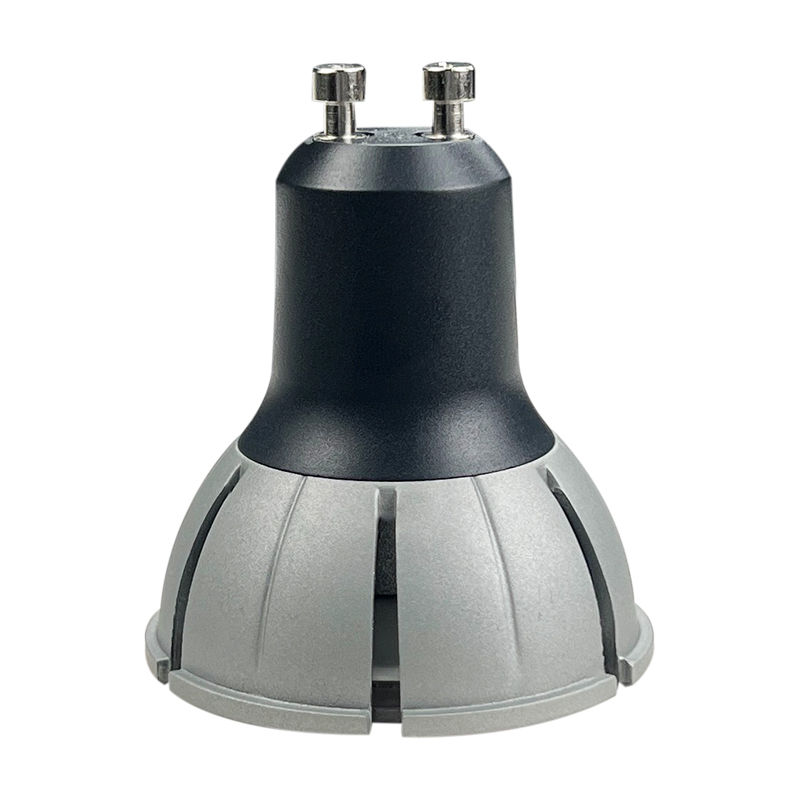 Bombilla LED GU10, 7.5W, ángulo de haz de 60°, temperatura de color ajustable en 3 pasos (1700K-2600K-5000K), interruptor de pared, carcasa metálica no regulable, 230V