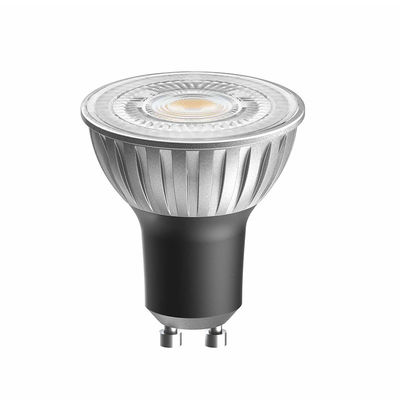 60 grados GU10 bombillas LED 520lm 1800K a 2700K Dibujo fundido de aluminio GU10 foco