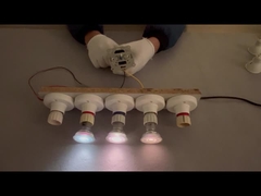 Ra90 GU10 lámparas atenuables 3000K Blanco caliente 5.5W GU10 bombillas de ahorro de energía 38 grados